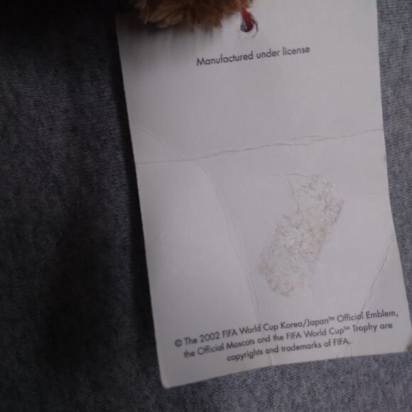 Champion The Beanie Baby TY 2002 Fifa World Cup Uruguay Korean/Japan Wth Tags - Picture 10 of 15